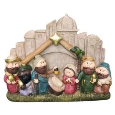 Imagem de Presépio Cartoon Koule Resina 1 Peça 21X5X17CM - Wincy Natal