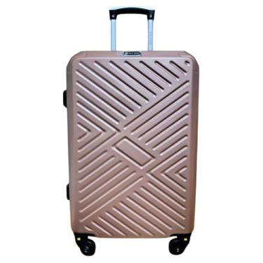 Imagem de Mala de Viagem de Bordo com rodas 360° Capacidade 10kg (ROSÉ FENIX, 60X40X25 COM EXTENSOR)