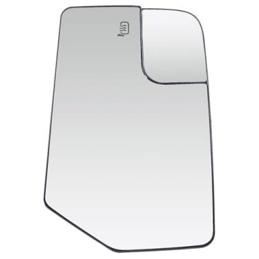 Imagem de Carbhub Vidro espelhado aquecido lado esquerdo do motorista compatível com Lincoln Navigator 2012-2014 compatível com Ford Expedition 2012-2017 lado do motorista plano aquecido com Spotter substitui