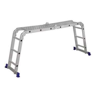 Imagem de Escada Multifuncional com Plataforma 4x3 12 Degraus - MOR