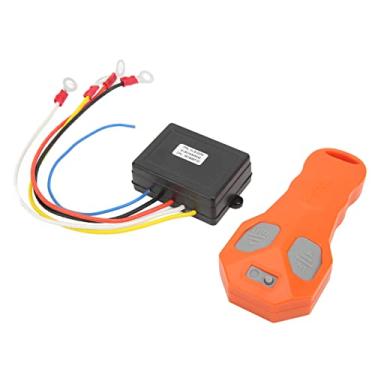 Imagem de NIZUUONE Winch Remote Control Kit Wireless Controller Universal 9-30V Com Receptor de 434MHz de 75 Pés para Caminhão ATV