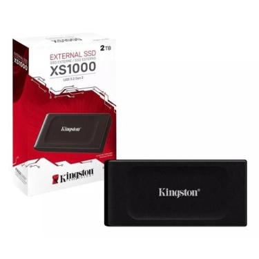 Imagem de SSD 2TB Externo Portátil Kingston XS1000 USB 3.2 Gen 2x2 Leitura 1050 