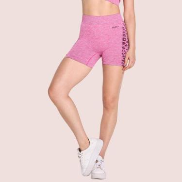 Imagem de Shorts Feminina Legging Cós Alto Trifil Sem Costura Sport, Pink, G