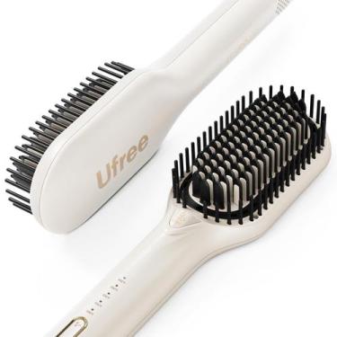 Imagem de Escova alisadora de cabelo Ufree Ionic 5 Temps para cabelos grossos