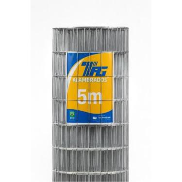 Imagem de TELA SOLDADA TAG MALHA 5x10cm FIO 1,90mm RL 05X1,2m - TELAS ARROIO GRA