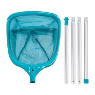 Imagem de Ioensy Rede de limpeza profissional de malha fina para limpeza de piscinas, redes para spa, lagos, banheiras de hidromassagem e fontes, Pólo de 4 Seções