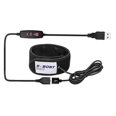 Imagem de SVBONY SV172 Aquecedor de lentes, aquecedor de lente de 400 mm, regulador de temperatura com 3 engrenagens, faixa de aquecedor universal USB para câmera telescópica