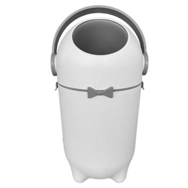 Imagem de Lixeira Mágica Antiodor para Fralda de Bebê Branca - KZI