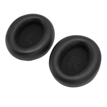 Imagem de Phefop Fones de Ouvido de Couro Macio Em Couro Macio de para Soundcore Life Q30 Q30 BT, Durável e Confortável Ear Alocantes para Desgaste de Longo Prazo, Almofadas de 2 X Fones de Ouvido (Preto)