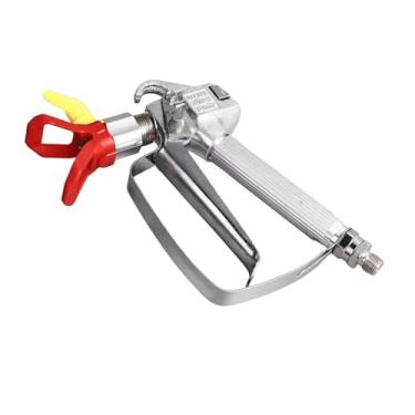 Imagem de Pistola de Pintura Airless Universal de Alta Pressão Akozon - Construção Em Liga Robusta Com Bico Ajustável | Acessório para Pulverizador de Bomba | Ideal para Paredes Internas,