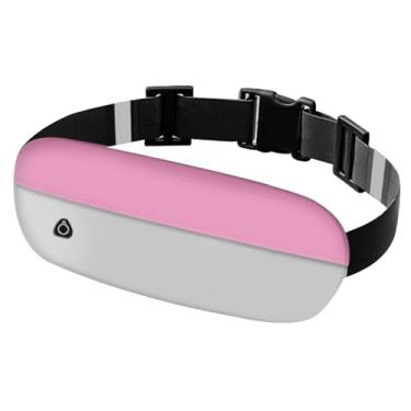 Imagem de JEVRKAPZ Cinto de corrida ajustável, pochete para malhar com suporte resistente ao suor, comporta todos os modelos de iPhone, Rosa, cinza, Gsp8802