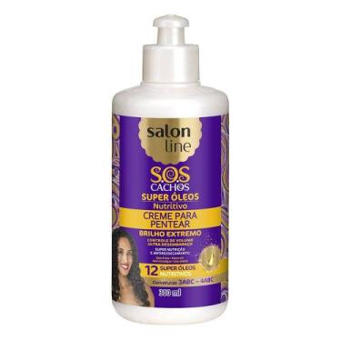 Imagem de Creme de Pentear Salon Line S.O.S Cachos Super Óleos Nutritivos 300ml