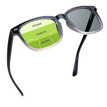 Imagem de YEIN Óculos De Sol Multifocais Progressivos Para Presbiopia, Cinza Fotocrômicos, Ampliação 0,00/+1,50 Homens/Mulheres