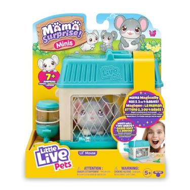 Imagem de Little Live Pets - Mama Surprise Minis Mouse, Plush Mouse with Sounds and Movements, Who Has Babies, Interactive Pet, Toy for Boys and Girls +5 Years Old