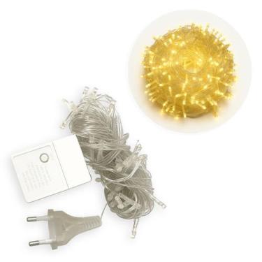 Imagem de 5 Pisca Pisca 100 Leds 8 Funçôes Fio Luz 10m Decoração Natal - Global