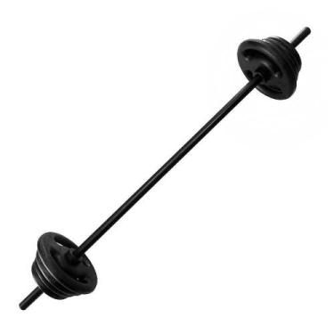 Imagem de Kit Body Pump - Barra + 20kg de Anilhas Pintadas - Natural Fitness