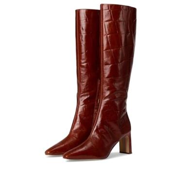 Imagem de Sam Edelman Bota de cano alto feminina Sylvia, New Cognac Wide Calf, 35