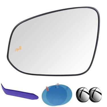 Imagem de EAP Vidro espelhado lateral do motorista compatível com Toyota Highlander 2014-2025, Corolla Cross 2022-2025, Grand Highlander 2023-2025, aquecido com ponto cego, 879610E130 879610E351 879610E350