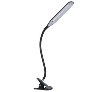 Imagem de Luminária Led Mesa Alto Brilho Portátil Presilha Usb Notebook Leitura Preto