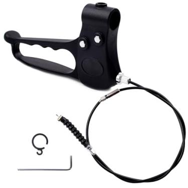 Imagem de Royitay - Alça de freio de substituição do rolo - Conjunto de freio de mão com cabo de 104 cm para rolo, 3 rodas e 4 rodas para cadeira de rodas de transporte