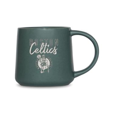 Imagem de Rico Industries Caneca cônica de cerâmica NBA Basketball Boston Celtics Sage 473 ml