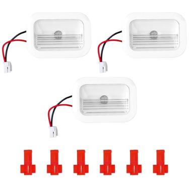 Imagem de Earthtec W10843353 W10695459 Substituição para refrigerador Whirlpool Freezer Lâmpada LED compatível com Kenmore Maytag W11683243 W11126053 W10660728 W10279030 W11205083 W10279030 Pacote com 3