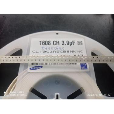 Imagem de 10x Capacitor 3,9pf/50v 0603 Smd 0,8x1,6mm Np0 Samsung
