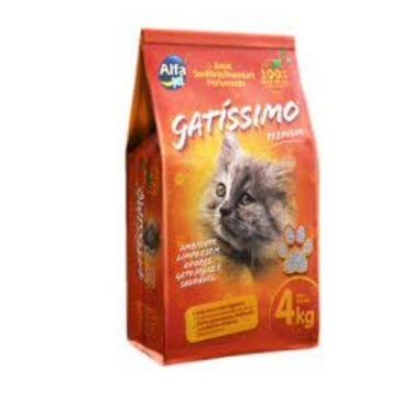 Imagem de Areia fina perfumada gatissimo 4kg - ALFA PET