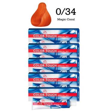 Imagem de 5 Unidades Tonalizante Color Touch 0/34 Magic Coral  Wella Professiona