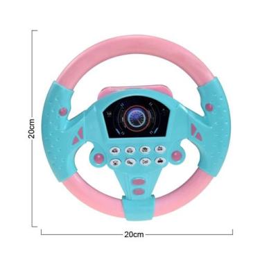 Imagem de Brinquedo Volante Musical Infantil Educativo Interativo - Wheel   Vola