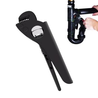 Imagem de Rrlihjgu Chave Para Tubos De Água,Ajuste Rápido 18-30 cm Chave Encanador | Ferramenta Antiderrapante para Juntas Porcas Aquecedor Agrícola Lavatório Construção Casa de Banho Garagem