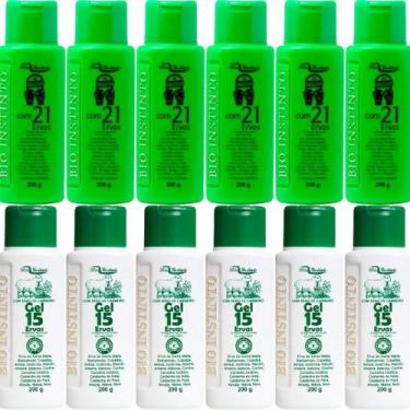 Imagem de Revenda Atacado 6 Gel Detonador com 21 Ervas 200g + 6 Gel 15 Ervas Com