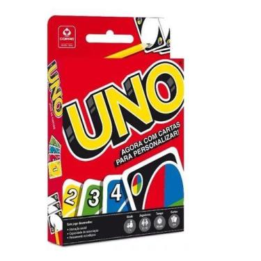 Imagem de Jogo De Cartas Uno Original Baralho Colorido Mattel W2085