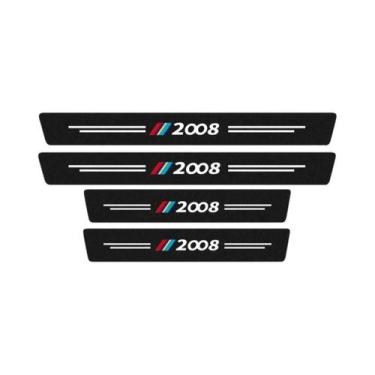 Imagem de Adesivos Para Carro Peugeot 4 Peças Faixa De Limite Para 206 207 208 3