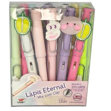 Imagem de Lapis Eternal Mix c/Clip, sortido, pct c/ 12 und,VMP, 0-246.52.99