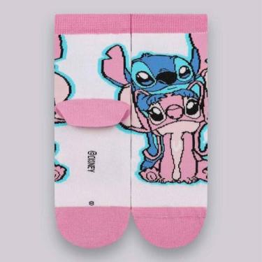 Imagem de Meia Lupo Stitch - Infantil - Branca, 24/29