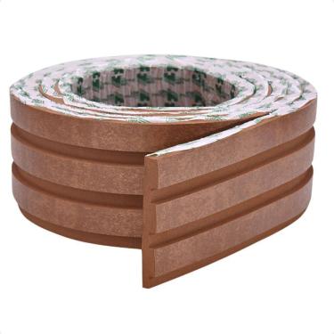 Imagem de 5Mt Painel Ripado Laminado Autocolante Flexível Bronze