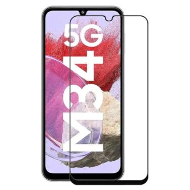 Imagem de [GL CASES] Película Samsung Galaxy M34 Vidro Temperado Anti Risco 3D 9H Proteção Pelicula Samsung Galaxy M34 Com Cobertura Total Da Tela + Kit Limpeza Para Aplicação Livre De Bolhas