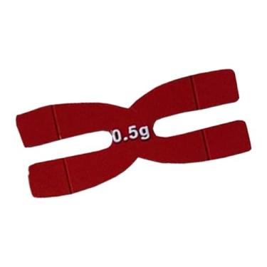 Imagem de Aymzbd Auxílio para Treinamento de Peso de Raquete de Tênis, Dispositivo para Adicionar Peso de Raquete, Treinamento Profissional para Jovens, Força de Braço, Vermelho