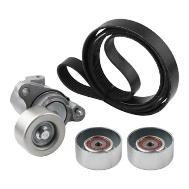 Imagem de Kit de transmissão de correia serpentina, componente de polia tensora de correia apto para Toyota Tacoma 3.5L V6 2016-2023 - Substitui 7pk2120 1662031090 39424 166200P010 Kit de componentes de correia
