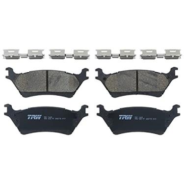 Imagem de TRW Conjunto de pastilhas de freio a disco Pro TRC1602 para Ford F-150 2012-2018, traseira