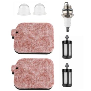 Imagem de HUSWELL Filtro de ar soprador de folhas BG50 BG55 para stihl BR45 BR45C BG85 BG65 SH85 SH55 BG45 BG46 kit de ajuste de purificador de ar peças de filtro de combustível de vela de ignição