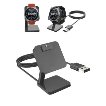 Imagem de Base de carregamento para smartwatch Amazfit Balance 2, suporte magnético de carregamento rápido e seguro, base de carregamento de substituição para relógio inteligente Amazfit Balance 2