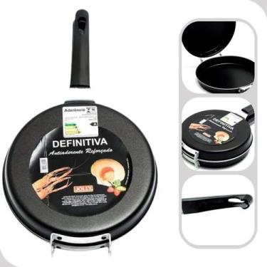 Imagem de Frigideira Omeleteira Panquequeira Aluminio Antiaderente - Jolly