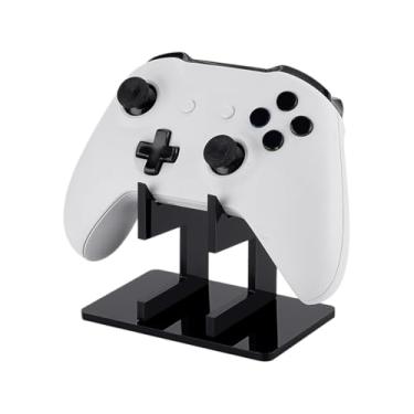 Imagem de AHANDMAKER 1 Tier Controller Holder Headset Stand Acrylic Organizer for Switch Pro Controllers Display and Organization Universal Gaming Setup Essentials Game Room Accessories