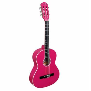 Imagem de Violão Eletroacústico Infantil Giannini Start N6 P/Canhoto (Pink Satin)