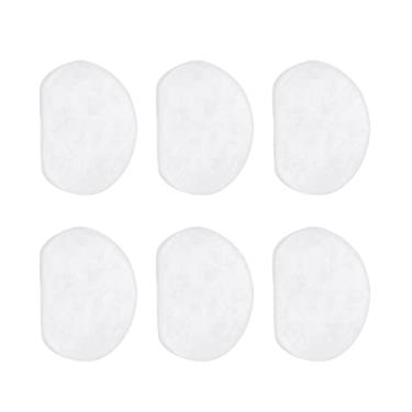 Imagem de Cryfokt Pacote de 6 Tuner Machine, Botão Peg de Ajuste de Liga de Metal para Guitarra (Pérolas brancas ovais)