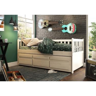 Imagem de Beliche Solteiro Saraiva Móveis Saraiva Castanho