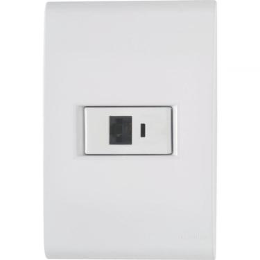 Imagem de Tomada Para Telefone Rj11 Branco Tramontina