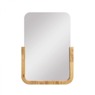 Imagem de Espelho Decorativo Midle Pinus 60X40Cm Retangular Cantos